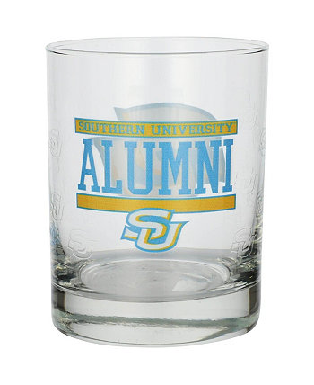 Ягуары Южного университета 14 унций Alumni Rocks Glass Indigo Falls