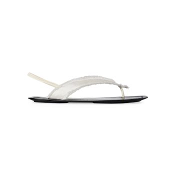 Fray Slingback Thong Sandals The Row