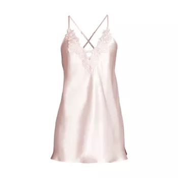 Ophelia Satin Chemise In Bloom by Jonquil