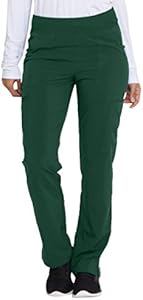 EDS Essentials Scrubs for Women, Yoga-Inspired Pull-On Pant with Four-Way Stretch and Moisture Wicking DK005 Dickies