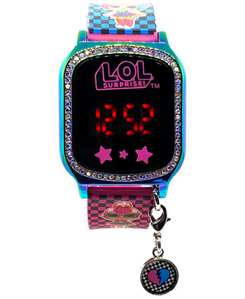 Детские разноцветные силиконовые часы LOL Surprise с сенсорным экраном 36x33 мм ACCUTIME
