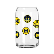 Michigan Wolverines 16oz. Smiley Can Glass Unbranded