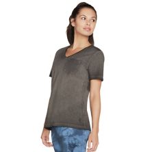 Женская футболка Skechers® GOLounge™ Wear с V-образным вырезом SKECHERS