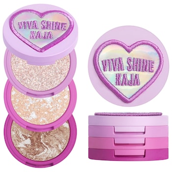 Viva Shine Bento Highlighter + Eyeshadow Palette Kaja