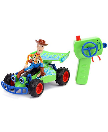 Jada Toys Disney Pixar 4 Радиоуправляемый игрушечный багги с дистанционным управлением Woody, масштаб 1–24 Toy Story