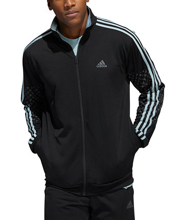 Мужская спортивная куртка стандартного кроя с логотипом Adidas
