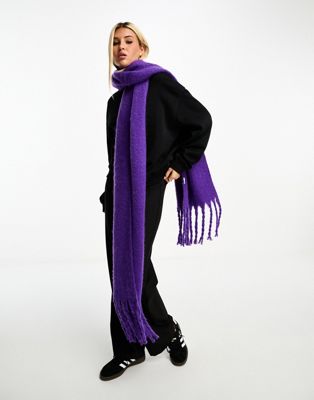 Фиолетовый супермягкий шарф-одеяло My Accessories London My Accessories