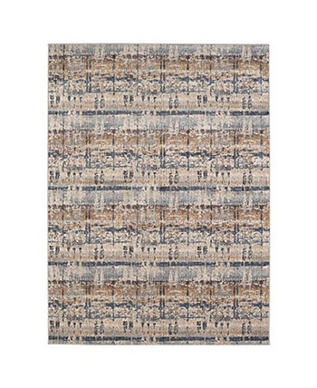 Expressions Kaleidoscopic Denim 5'3" x 7'10" Area Rug Scott Living