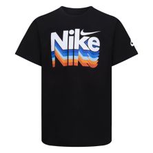 Футболка Nike Retro Logo Fade с короткими рукавами для мальчиков 4–7 лет Nike