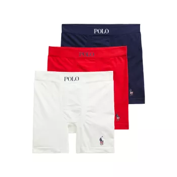 Набор из 3 трусов-боксеров с логотипом Polo Ralph Lauren