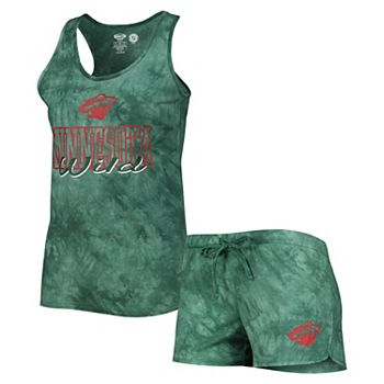 Women's Concepts Sport  Green Minnesota Wild Billboard Tank Top & Shorts Sleep Set Unbranded