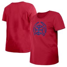 Women's New Era Red Denver Nuggets 2023/24 City Edition T-Shirt New Era x Staple