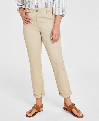 Прямые брюки чино с манжетами TH Flex, созданные для Macy's Tommy Hilfiger
