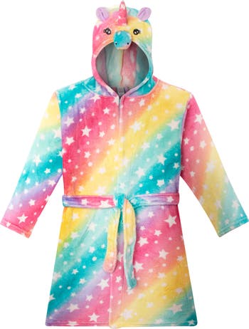 Флисовый халат с капюшоном и капюшоном Rainbow Star Plush MODERN KIDS