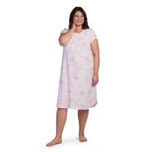 Plus Size Miss Elaine Essentials Cottonessa Long Nightgown Miss Elaine