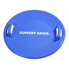 Slippery Racer Downhill Pro Взрослые и детские тарелки Дисковые снежные санки, синие Slippery Racer