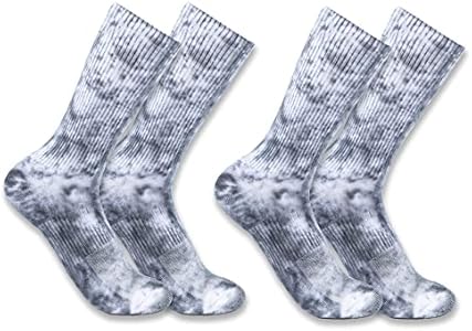 Carhartt Men's Midweight Tie-Dye Crew Sock 2 Pack Carhartt