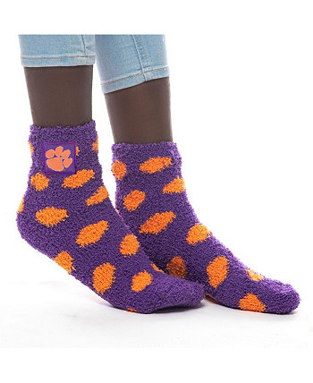 Женские носки до щиколотки Clemson Tigers в нечеткий горошек ZooZatz
