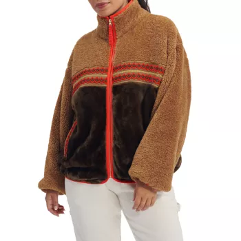 Куртка Marlene из шерпы и искусственного меха UGG