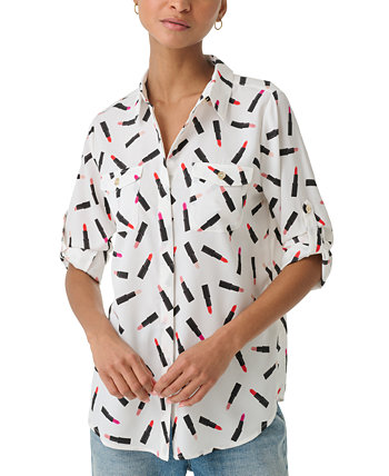 Женская причудливая блуза с карманом спереди Karl Lagerfeld Paris