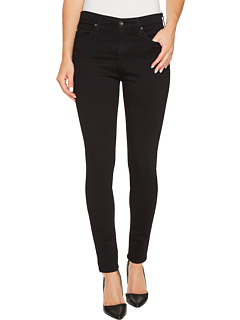 Farrah Skinny в супер черном AG Jeans
