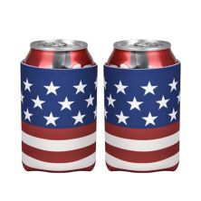 Набор из 2 крышек для банок с флагом Америки Celebrate Together