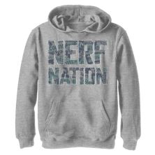 Толстовка Nerf Nation Text Fill для мальчиков 8–20 лет Nerf