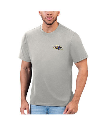 Men's Gray Baltimore Ravens T-Shirt Margaritaville