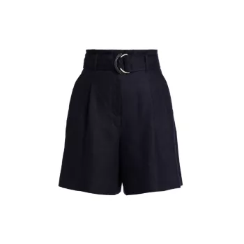Degraw Linen Shorts Lafayette 148 New York