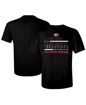 Men's Black Georgia Bulldogs College Football Playoff 2022 National Champions New Standard T-shirt New World