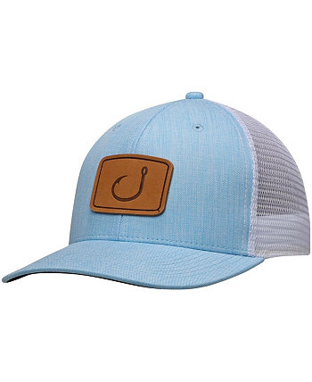 Men's Light Blue Lay Day Trucker Snapback Adjustable Hat Avid