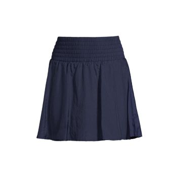 Спортивная юбка-солнце со встроенными шортами Lacoste