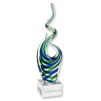 Стеклянная скульптура в стиле океана Badash Crystal