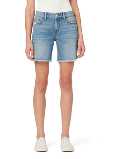 7-дюймовые шорты-бермуды Lara с бахромой по краю Joe's Jeans