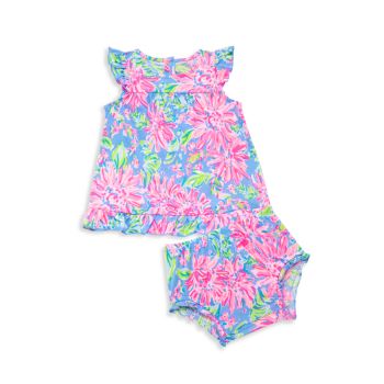 Baby Girl's 2-Piece Cecily Infant Dress &amp; Bloomer Set Lilly Pulitzer Kids