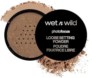 wet n wild Photo Focus Loose Baking Setting Powder, Highlighter Makeup, Suitable for All Skin Tones, Banana Wet n Wild