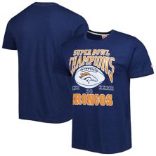 Мужская темно-синяя футболка Homage Denver Broncos Super Bowl Classics Tri-Blend Homage