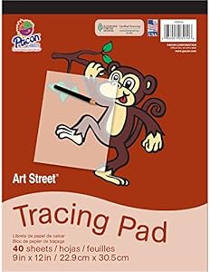 Pacon® Art Street® Drawing Paper Pad, 9" x 12", White, 40 Sheets Prang