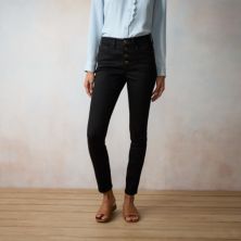 Классические джинсы скинни Petite LC Lauren Conrad с высокой посадкой LC Lauren Conrad
