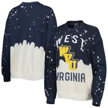 Женский темно-синий пуловер с длинными рукавами Gameday Couture West Virginia Mountaineers Twice As Nice Gameday Couture