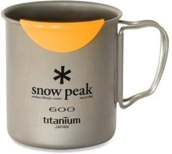 Кружка Titanium 600 с HotLips Snow Peak