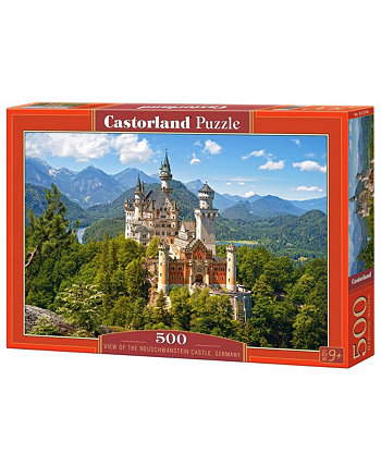 Набор пазлов «Вид на замок Нойшванштайн, Германия», 500 деталей Castorland