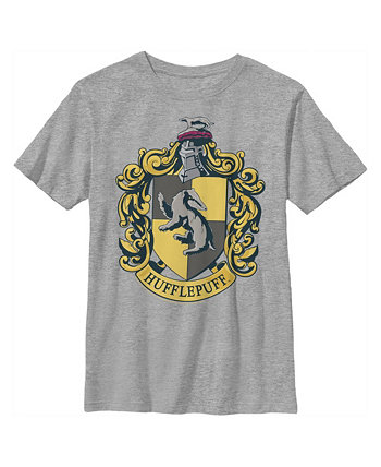 Boy's Harry Potter Hufflepuff Gold Crest Child T-Shirt Warner Bros.