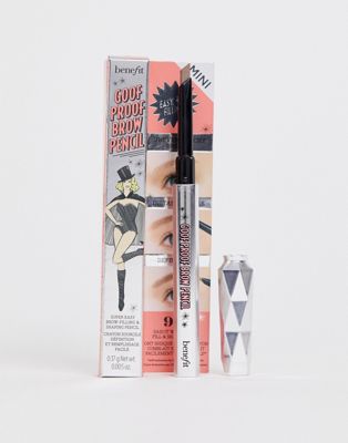 Benefit Cosmetics Goof Proof Водостойкий карандаш для бровей легкой формы и заполнения, мини-карандаш Benefit