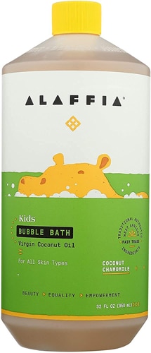 Детская пена для ванн Alaffia с кокосом и ромашкой - 32 жидких унции Alaffia