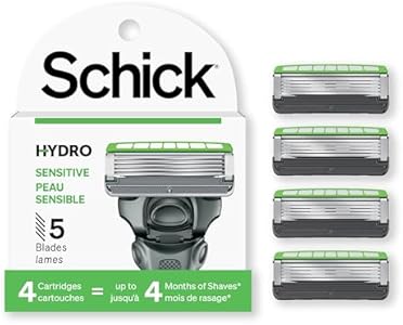 Сменные картриджи для мужской бритвы Hydro 5 Sense Hydrate, 4 шт. Schick