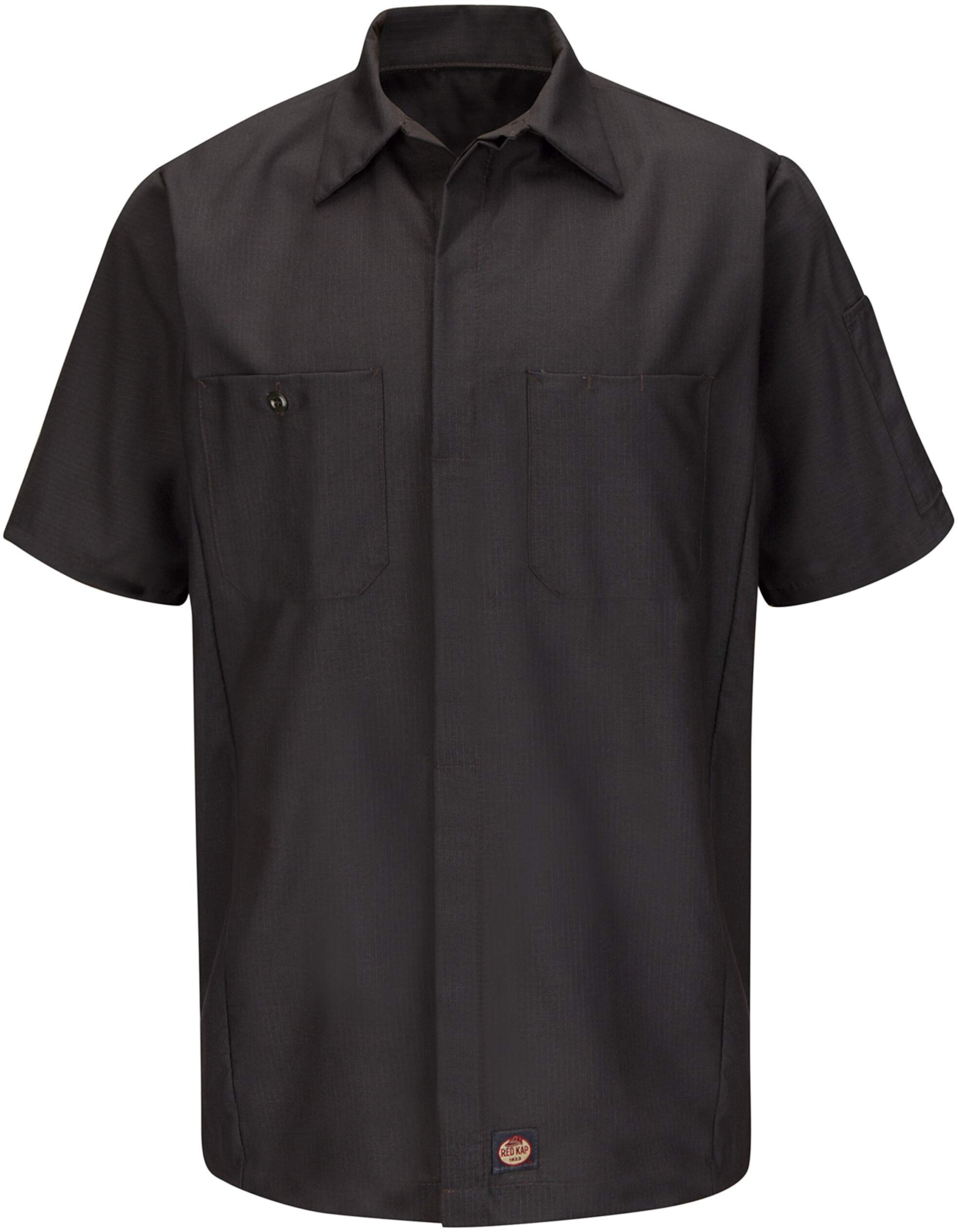 Рубашка с круглым вырезом из рипстопа, короткий рукав Red Kap