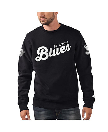 Мужской пуловер в клетку Black Ice Black St. Louis Blues x NHL Starter