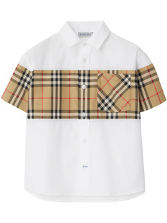 Рубашка Devon в клетку с короткими рукавами (для малышей/маленьких детей/больших детей) Burberry