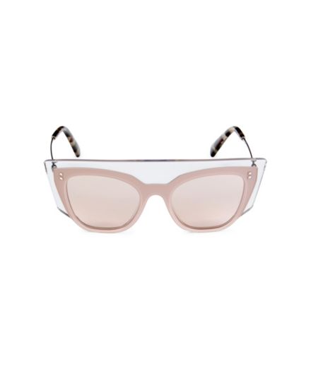 Солнцезащитные очки «кошачий глаз» 49 мм Valentino Garavani